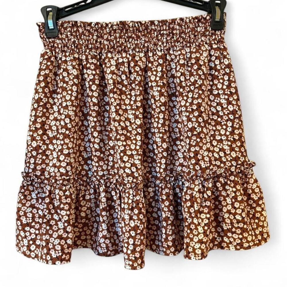 Lola grace brown and white skirt